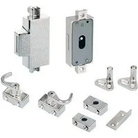 Hettich Einsteckschloss Hettich Möbel-Drehstangenschloss 72213,D15 Metall,vernickelt