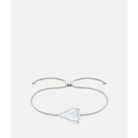 Liebeskind Berlin Edelstahlarmband Schmuck Geschenk Armkette Glass Heart, mit Glasstein