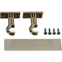 Liedeco Klebeträger, Cafehausstangen, (Set, 2-tlg), für Cafehausstangen Ø 12 mm