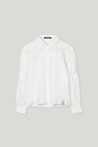 Luisa Cerano - Blusen / Hemden Weiblich off white - Gr. - 40