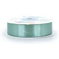 Creativery Satinband, Satinband 18mm x 25m Rolle Eukalyptus