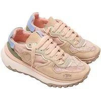 Satorisan Chacrona Metta Lino Whitewisp - pink/beige Damen Sneaker