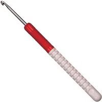 addi Häkelnadeln addiColour Wollhäkelnadel mit ergonomischem Griff, Häkelnadel mit Griff in verschiedenen Stärken, Wollhäkelnadel, Kunststoffgriff, drehbar, Aluminiumhaken eloxiert