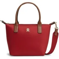 Tommy Hilfiger Tragetasche POPETTE MINI TOTE, Damen Umhängetasche, Minibag mit abnehmbarem Umhängeriemen