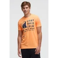 CAMP DAVID Rundhalsshirt aus Baumwolle