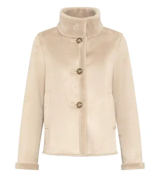 Fuchs Schmitt - Webpelzjacke pebble - Gr. - 38