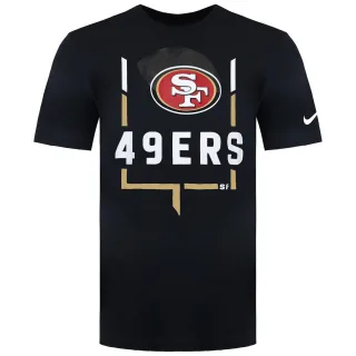 Nike San Francisco 49ers Legend Goal Post Herren-T-Shirt, schwarz