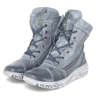 Krisbut Winterboots  Blau - Gr. 37 -  Leder und Textil