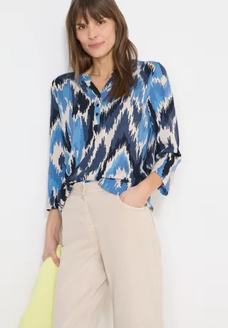 Cecil 3/4-Arm-Shirt mit grafischem Muster und im Tunika-Look