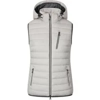 Blue Wave Steppweste Damen Weste Nathalie gesteppt Kapuze - Damenweste Outdoor-Weste leicht Abnehmbare & verstellbare Kapuze, 2-Wege-Reißverschluss, Taschen