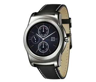 LG Watch Urbane W150 [inkl. Lederarmband schwarz] 33mm Edelstahlgehäuse silber