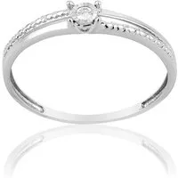 CHRIST Diamantring CHRIST Damen-Damenring 585er Weißgold 1 Diamant