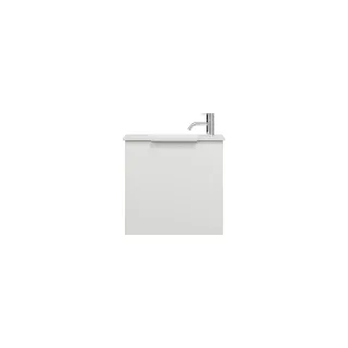 Burgbad Mineralguss Waschtisch-Set Eqio Weiß Hochglanz/Alpinweiss, SFPG052F2009C0001 SFPG052F2009C0001