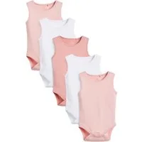 Next Kurzarmbody 5er-Pack ärmellose Baby-Bodysuits (5-tlg)