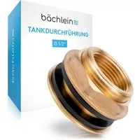 Bächlein Auslaufventil Regentonnendurchführung Fassverschraubung Tankdurchführung Messing