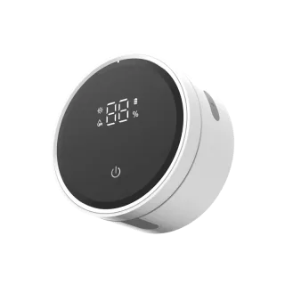 USB Smart Wall Mounted Toothbrush Sterilizer Punch-Free Single Toothbrush Dryer UV Sterilization with LED HD Display Aut