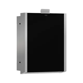 KWC Aquarotter Hygieneabfallbeh., EXOS, Edst., UP, 284x332x125 mm, Front ESG schwarz, 3,7l, 20300346 2030034631