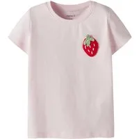Name It T-Shirt NMFJUANITTA SS TOP BOX Baumwollmischung, normal geschnitten