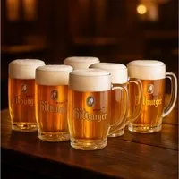 Bitburger Bierglas Bitburger Bierkrug Set 6× 0,3 L – Original Biergläser – Geeicht