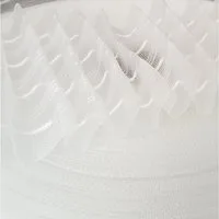 Bestlivings Faltenband FM-85-31, Gardinen, Vorhänge, Gardinenstoff, Bleistiftband "Transparent" 85mm, 1:2 Gardinenband zum Aufnähen