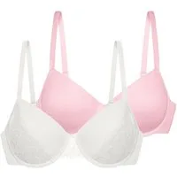 Dorina Bügel-BH (2er-Pack) Curves mit gepolsterten Cups