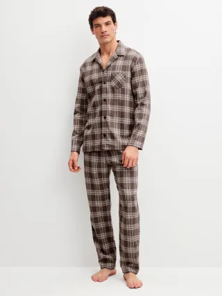 CALIDA - HERREN Pyjama coffee bean - Gr. - M