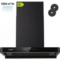 KB Elements Wandhaube Dunstabzugshaube 80 CM, ELK151H80 Dunstabzugshaube 80 CM, ELK151H80, 1350 m³/h Saugleistung, Automatische Wärme-Reinigung