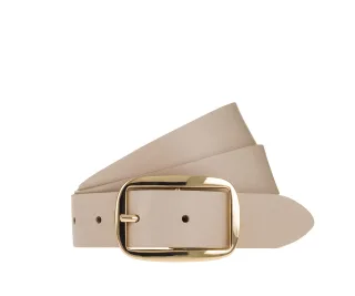 Vanzetti - 30 mm Ledergürtel creme - Gr. - 90