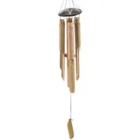 Decoris season decorations Windspiel, Windspiel 13x83cm Bambus Kokos Natur Braun