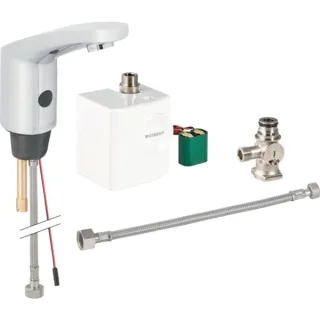 Geberit HyTronic185 Waschtisch-Armatur Infrarot/Generator berührungslos mit Untertischmischer 116365211