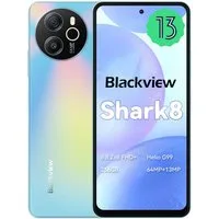 blackview Shark8 64MP,5000mAh,33W,AI Smartphone (6.8 Zoll, 64 MP Kamera, 2.4K Display, 64+13 MP, Helio G99, Dual 4G, NFC/Face ID, 120Hz, 6.78)