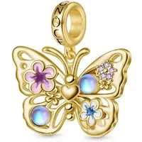 Gnoce Bead Gnoce Charm Anhänger Schmetterling GOC004-G