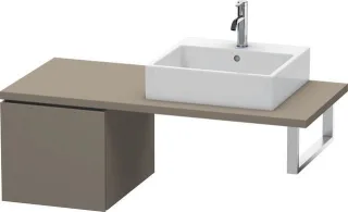 Duravit L-Cube Unterschrank für Konsole Flanell Grau Seidenmatt 420x547x400 mm - LC583109090 LC583109090