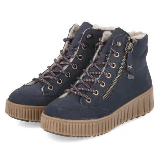 Rieker Wintersneaker  Blau - Gr. 36 -  Textil