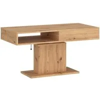 designimpex Couchtisch WM-3 stufenlos höhenverstellbar mit Schublade Wohnzimmer Tisch, Funktionstisch, Wohnzimmertisch, Tisch, Esstisch, Sofatisch, Rollen