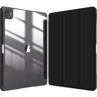 Fintie Tablet-Hülle für iPad Pro 13 Zoll (M4) 2024 mit Stifthalter - Stoßfeste Schutzhülle, mit transparenter Hartschale auf der Rückseite, für 13" iPad Pro M4
