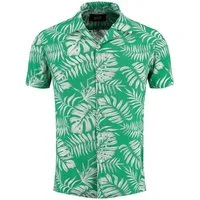 Key Largo Kurzarmhemd MSH HAVANNA 1/2 patterned (1-tlg)