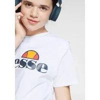 Ellesse T-Shirt JENA mit Rundhalsausschnitt, po-bedeckende Länge, aus Baumwolle