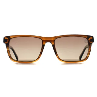 Timberland Rectangle Mens Striped Brown Horn Brown TB00020