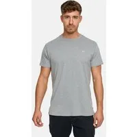 Indicode T-Shirt Herren Kloge Shirt Tee Herrenshirt mit dezentem Label-Detail auf der Brust