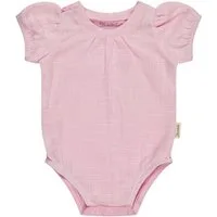 Sterntaler® Body Kurzarm-Body Leinenoptik (1-tlg) Body aus Leinenoptik-Baumwolle, Jersey-Rücken, Puffärmel, Knöpfe
