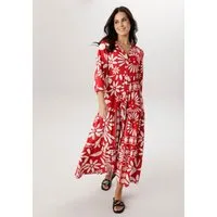 Aniston SELECTED Maxikleid mit fantasievoller Blütenmusterung
