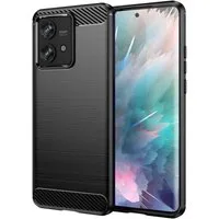 CoolGadget Handyhülle Carbon Handy Hülle für Motorola Edge 40 Neo 6,55 Zoll, robuste Telefonhülle Case Schutzhülle für Motorola Edge 40 Neo Hülle