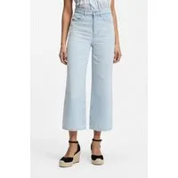BOSS ORANGE Straight-Jeans MARLENE CROP Premium Damenmode High Rise in verkürzter Länge