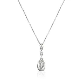 Orphelia Damen-Kette aus 925er Sterlingsilber mit Anhänger – Silber ZH-4742