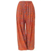 Guru-Shop Relaxhose Weite farbenfrohe Palazzohose, Boho Sommerhose.. alternative Bekleidung