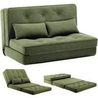 COMHOMA Kindersofa Schlafsofa Bodensofa Klappbar Bodensessel mit Schlaffunktion bettsofa
