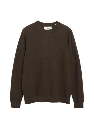 s.Oliver Red Label - Strickpullover braun - Gr. - XXL