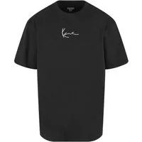 Karl Kani Kurzarmshirt Karl Kani Herren KKMQ12001 SMALL SIGNATURE TEE BLK (1-tlg)