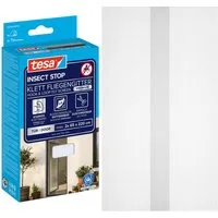 tesa Fliegengitter-Gewebe Premium für Türen - ohne Bohren, (Packung, 1-St., Fliegennetz, Klettband), Insektenschutz mit Klettband, zuschneidbar - ohne Bohren